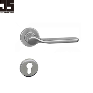 SUS304 Solid Insert Door Lever Handle with Rosette,casting Door Handle