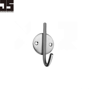 Simple Design Stainless Steel Hanging Wall Single Coat Hook