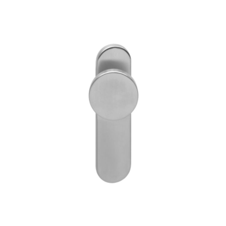 China Stainless Steel Long Plate Door Handle with Knob