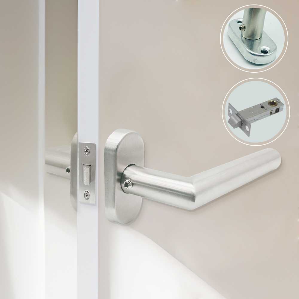 China 304 Material Oval Cover Door Handle