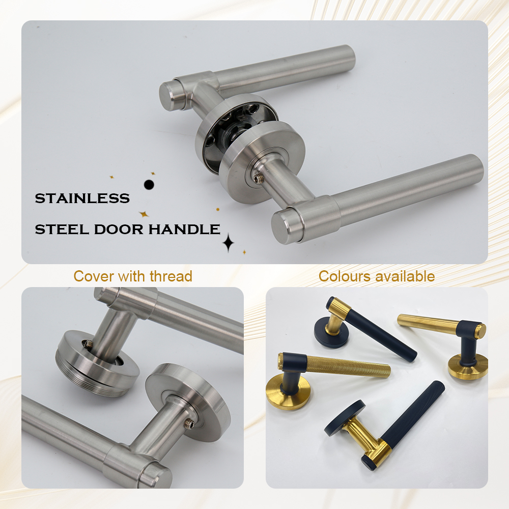 Modern Minimalist Style Anti-Fingerprint & Anti-Slip with ring Door handle