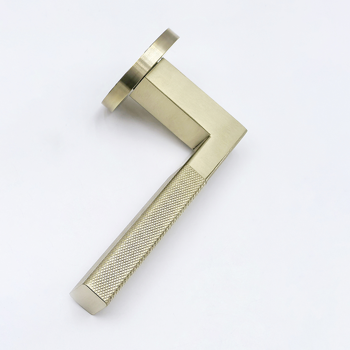 Stainless Steel 304 Fingerprint-Free Flat Tube Knurled Handle