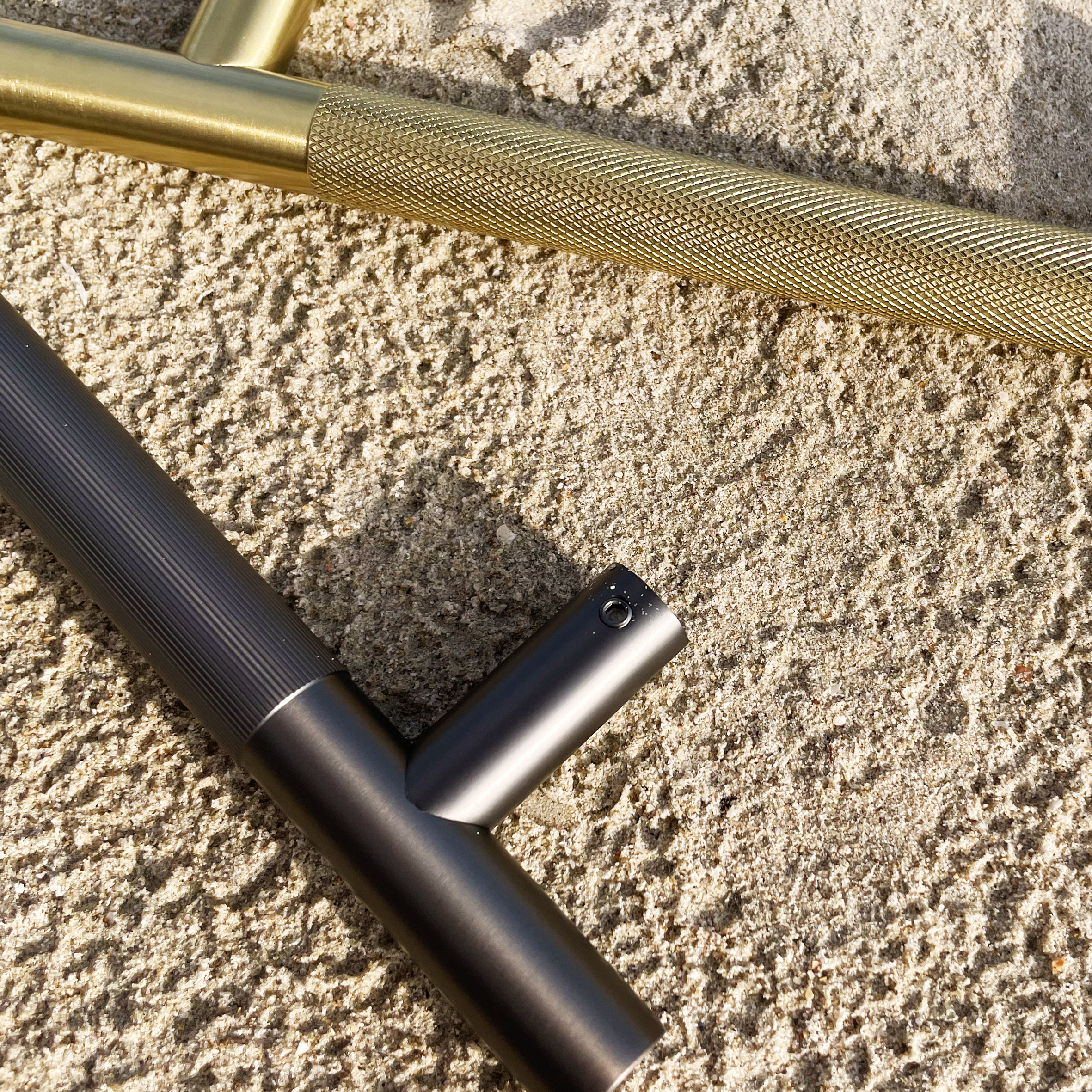 Stainless Steel Square Shape Double Side Glass Pull Handle for Commercial Door