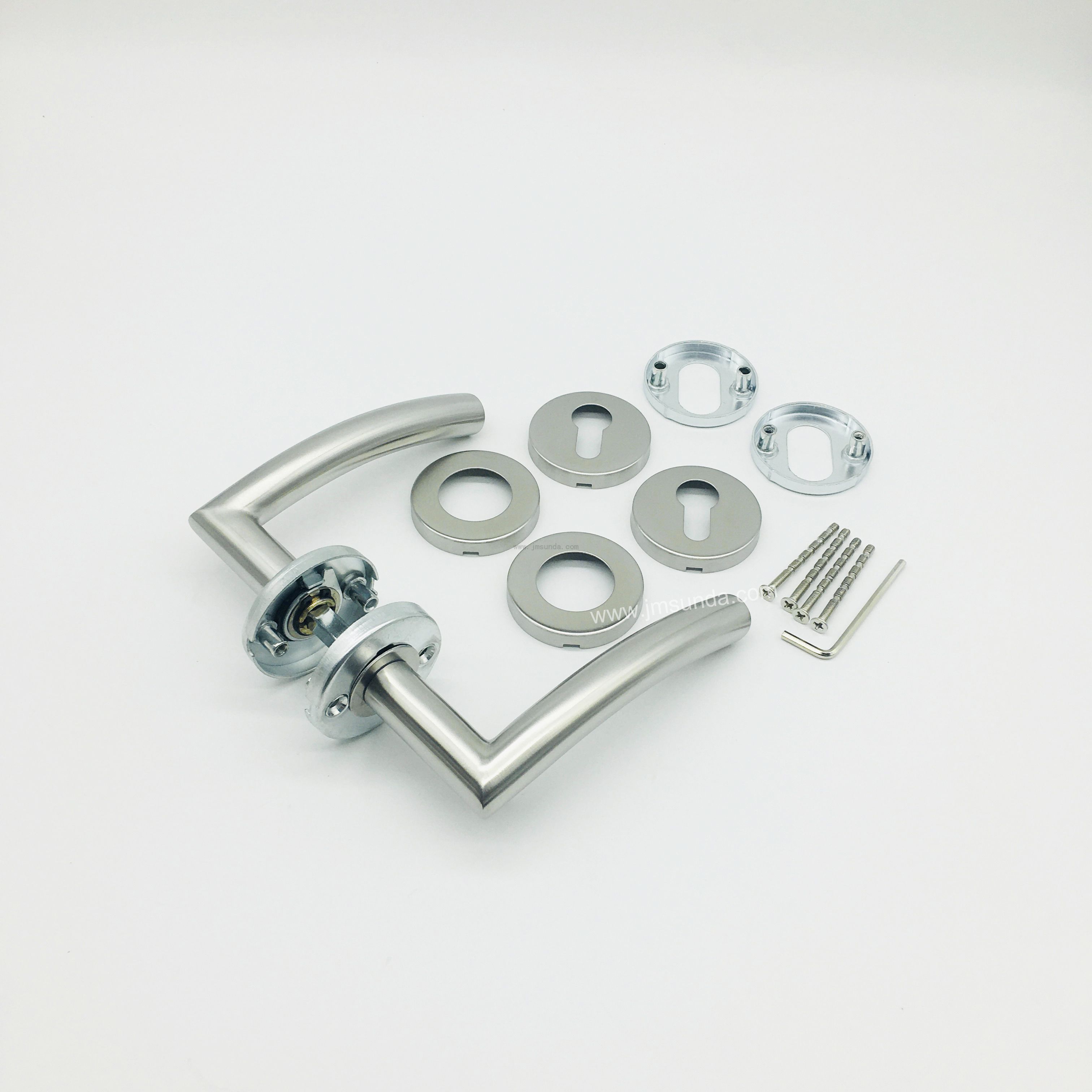 China Manufacturing Stainless Steel Door Lever Handle