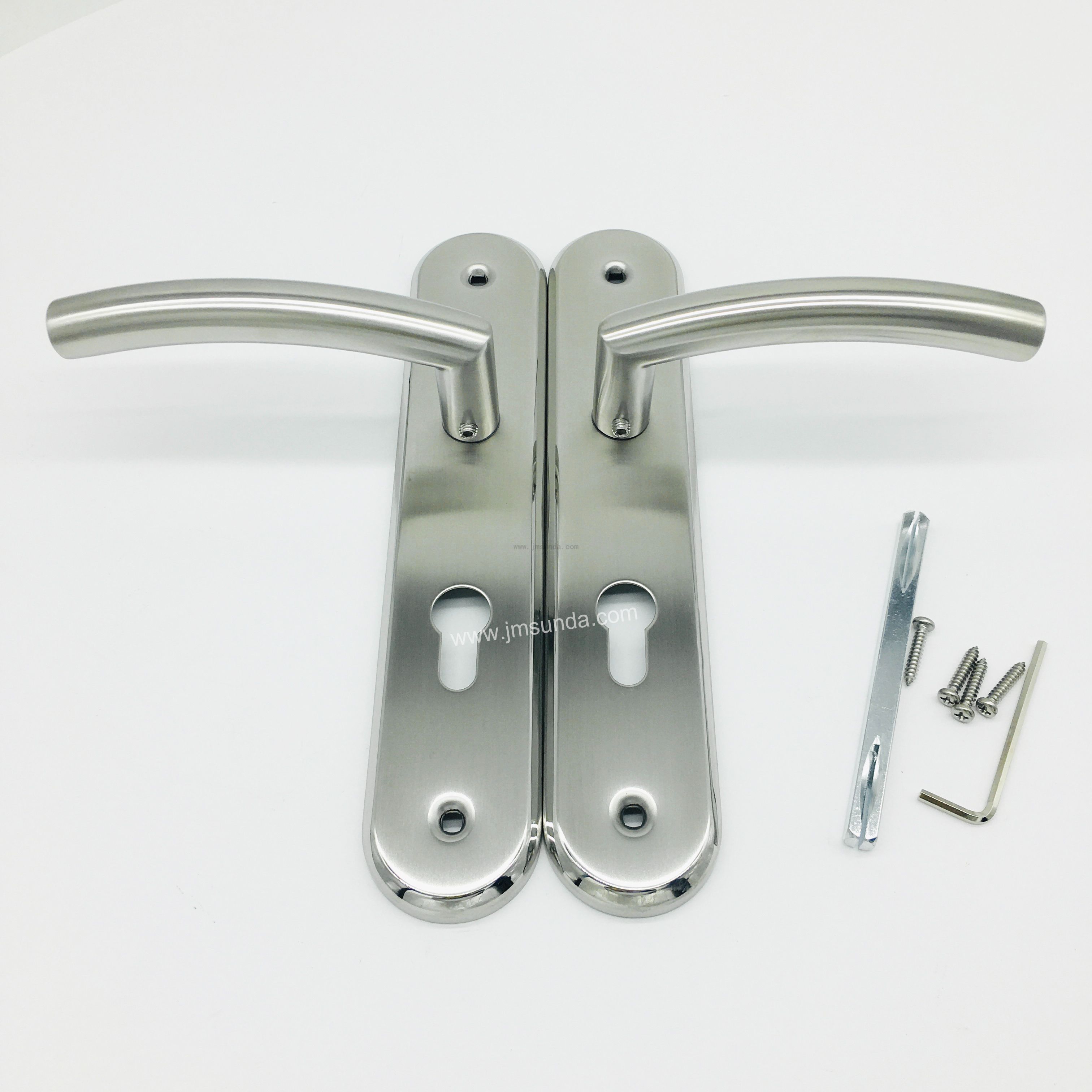 New Design Hot-selling Stainless Steel Door Handle with Long Plate