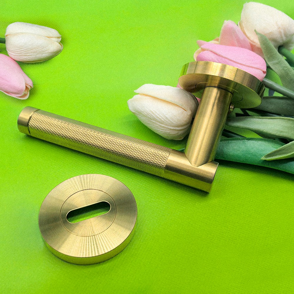 Non-Slip Hexagonal Door Handle