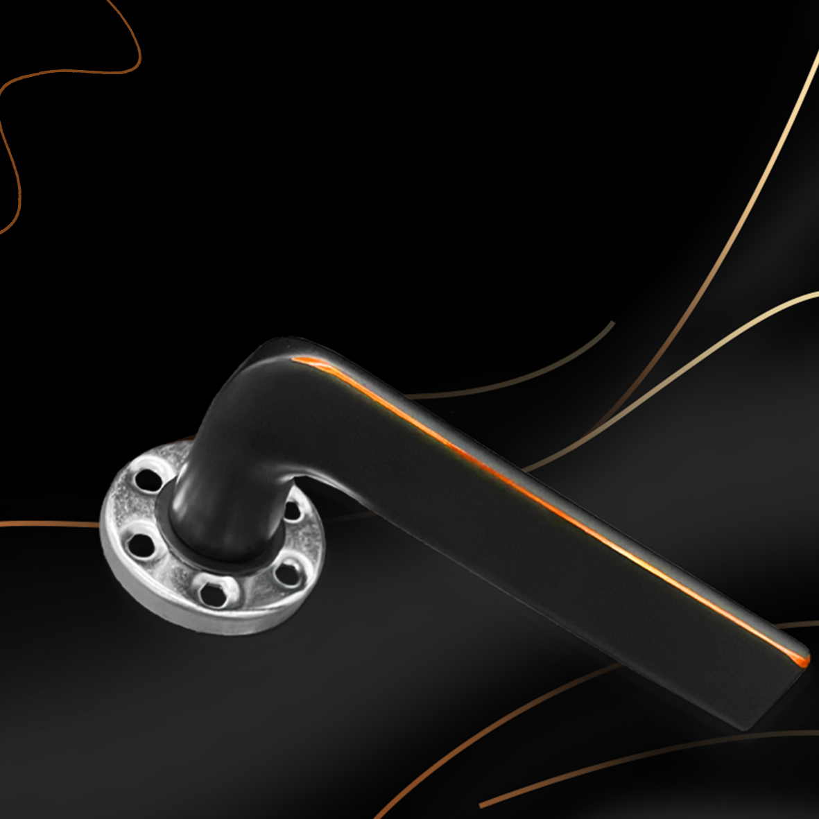 Non-Slip Finish for Modern ORB Door Handle