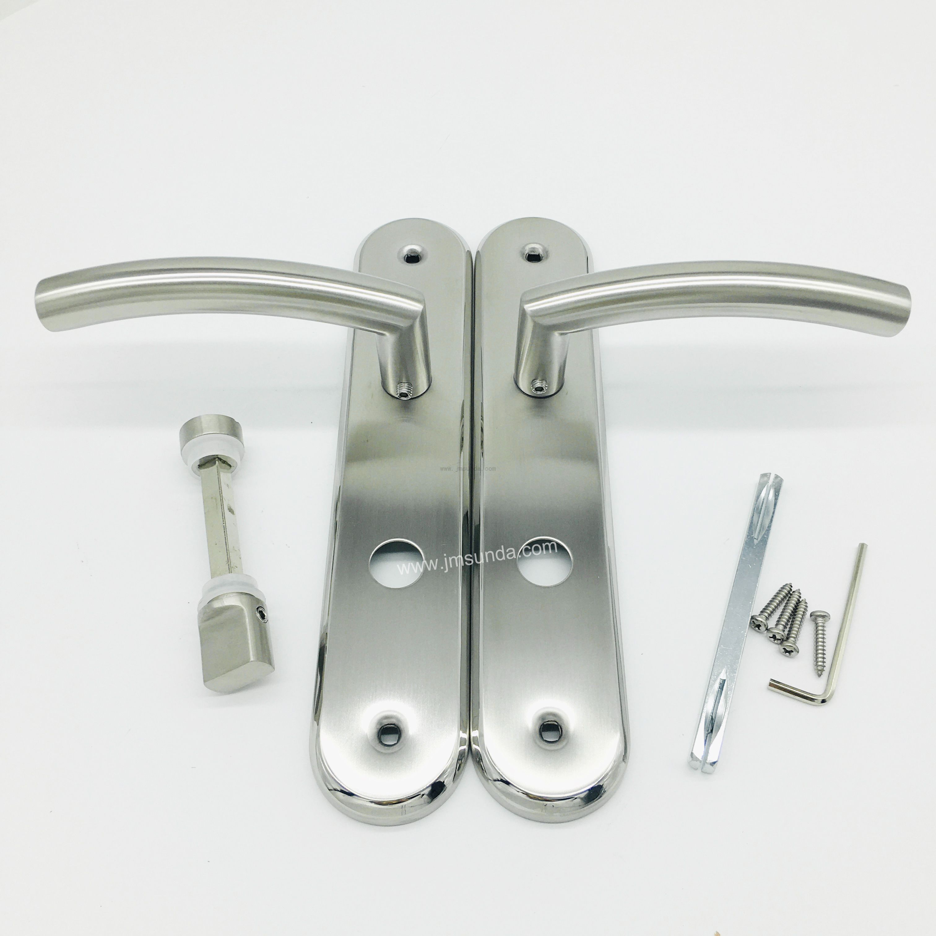 New Design Hot-selling Stainless Steel Door Handle with Long Plate