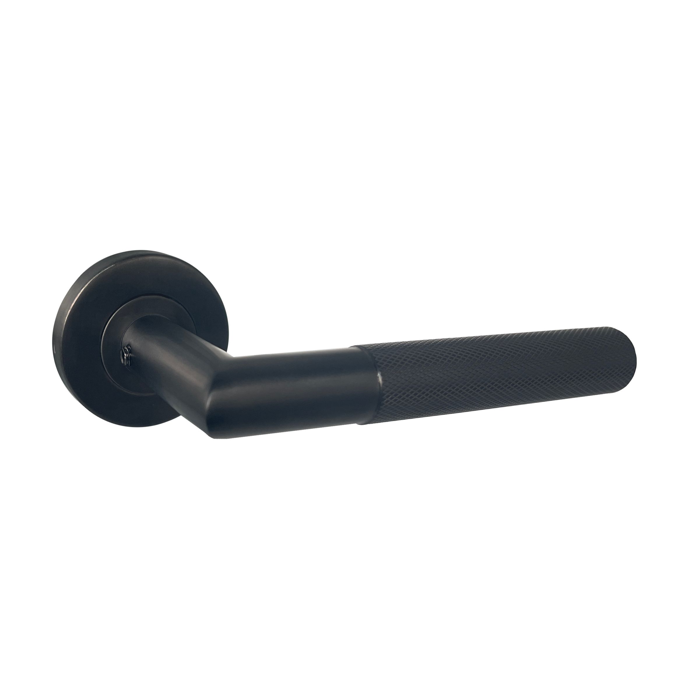 Nordic Style 304 Stainless Steel Right Angle Knurled Door Handle