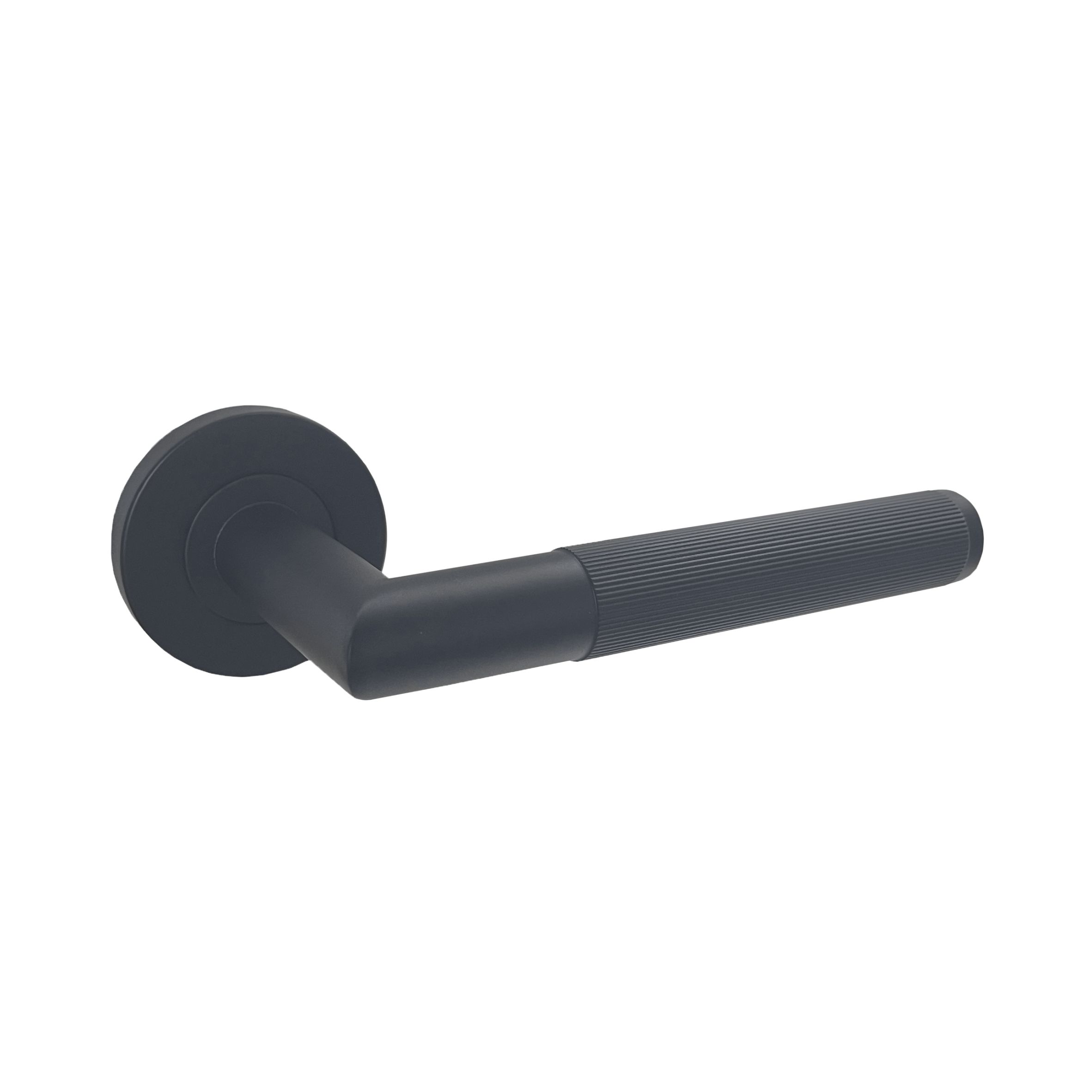 Modern Minimalist Style Matte Electroplated Right-Angle Straight Pull Door Handle