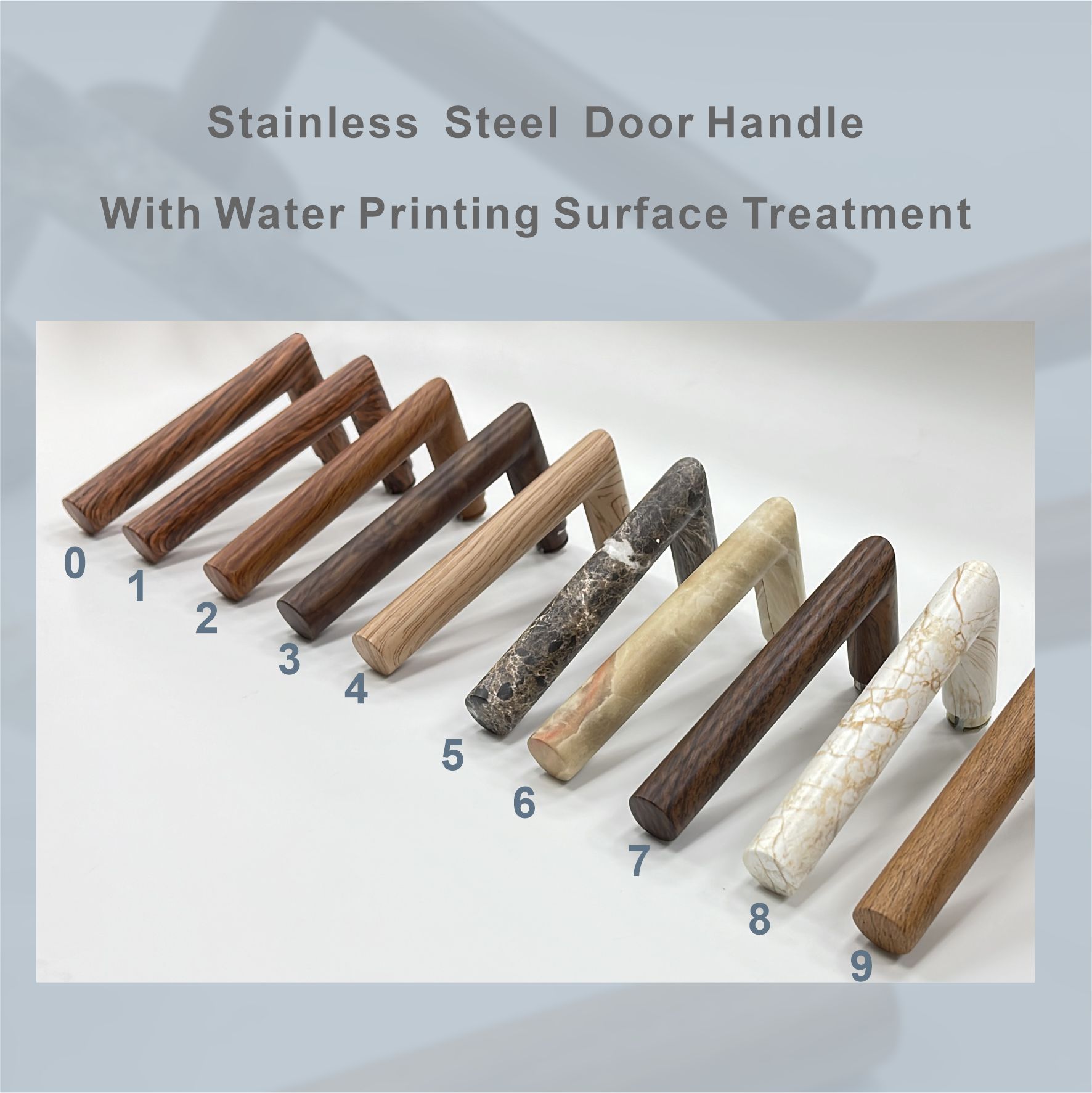 Customizable Watercolor Pull - Multi-Color Options Watercolor Printed Door Handle 