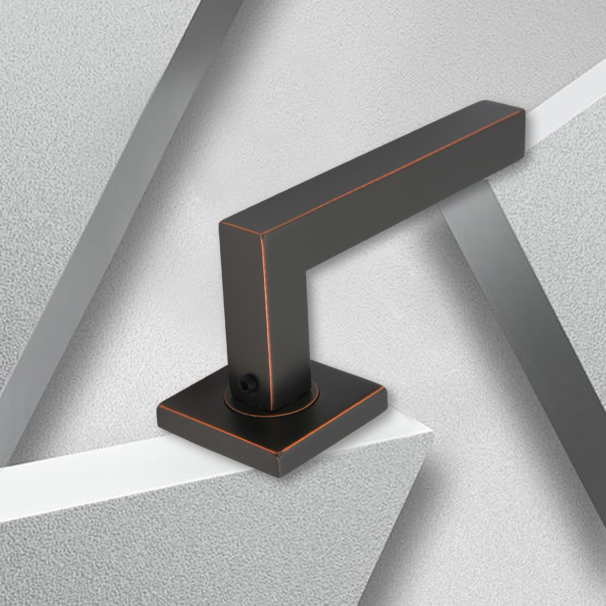 Scandinavian Style High-grade Stainless Steel Square ORB Door Handle