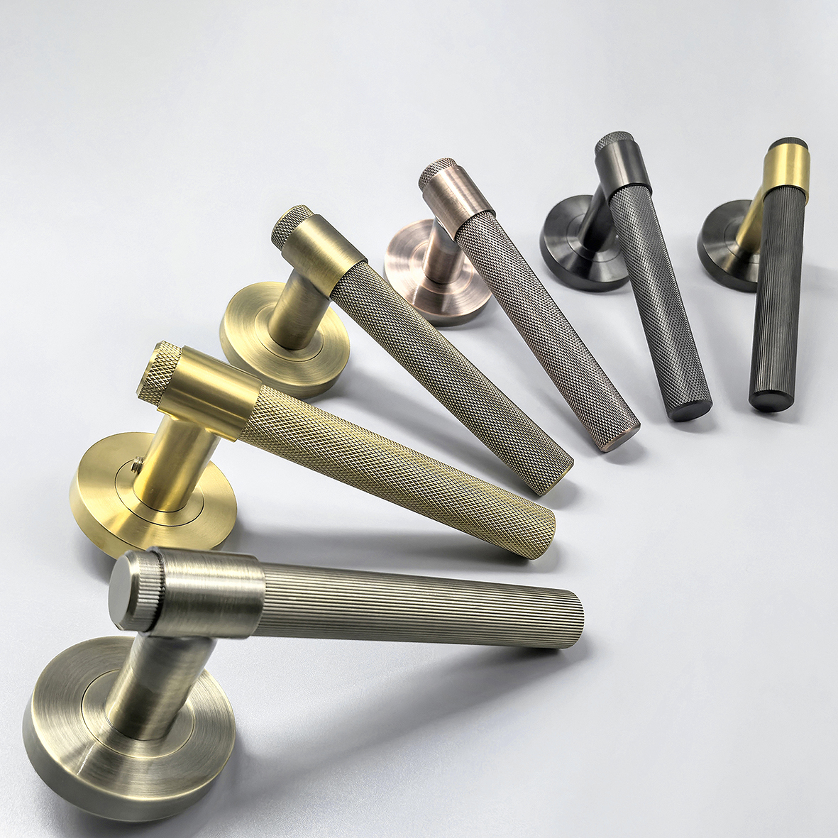 JM Sunda 304 Stainless Steel Rust Knurled Handle with Ring