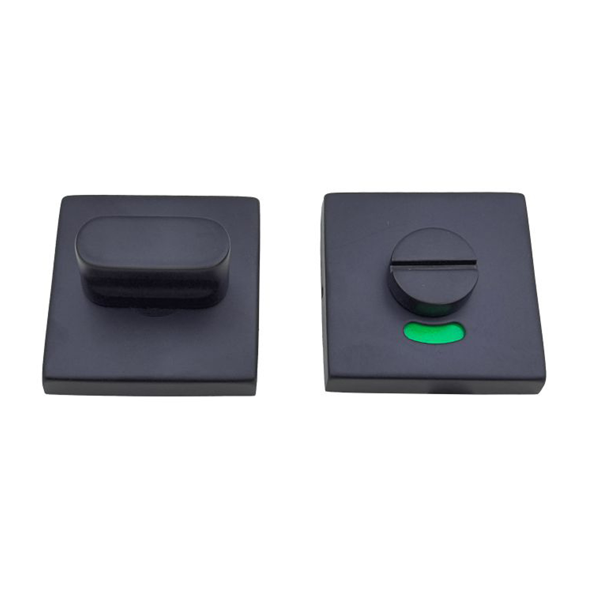 Stainless Steel 304 Thumb Turn with Red And Green Indicator Door Knob for Bathroom Doors