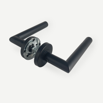 Jiangmen Factory Supply Stainless Steel Black Door Lever Handle
