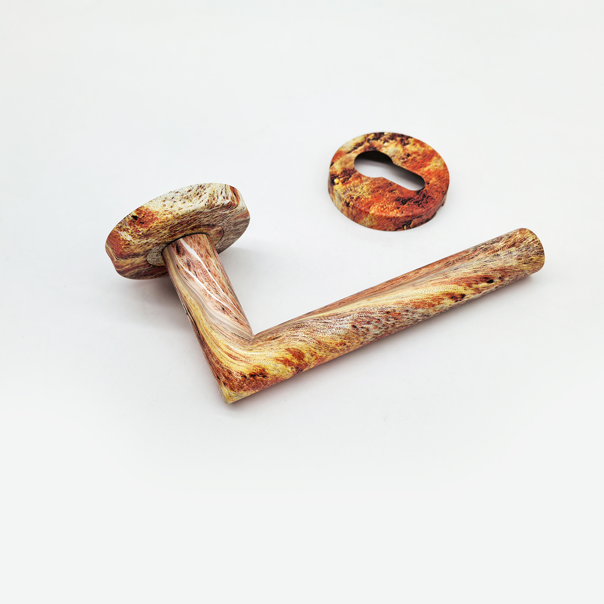 Custom Interior Stainless Steel 201 304 Wooden Door Lever Handle