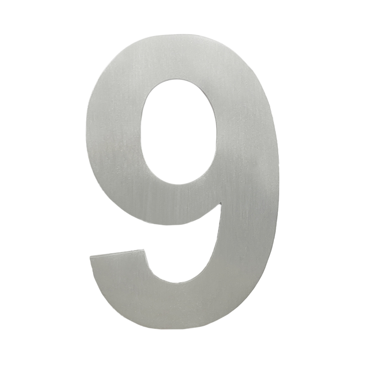 China Customized Stainless Steel House Numbers