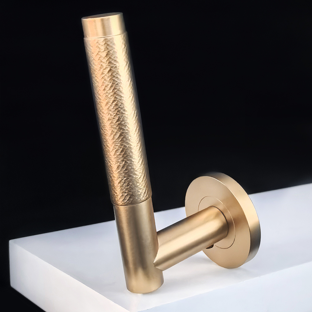 China New Design Light Hammered Door Handle for Wooden Door