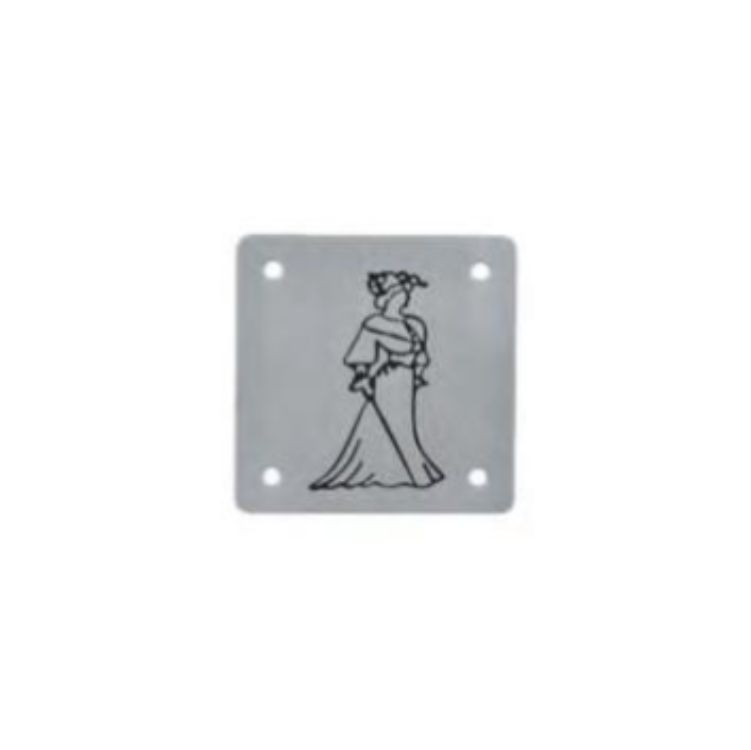 Jiangmen Hot Selling Stainless Steel 304 Toilet Sign Plate