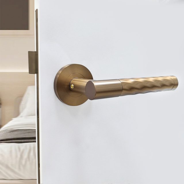Luxury Architectural Stainless Industrial Design Door Lever Handle for Bedroom
