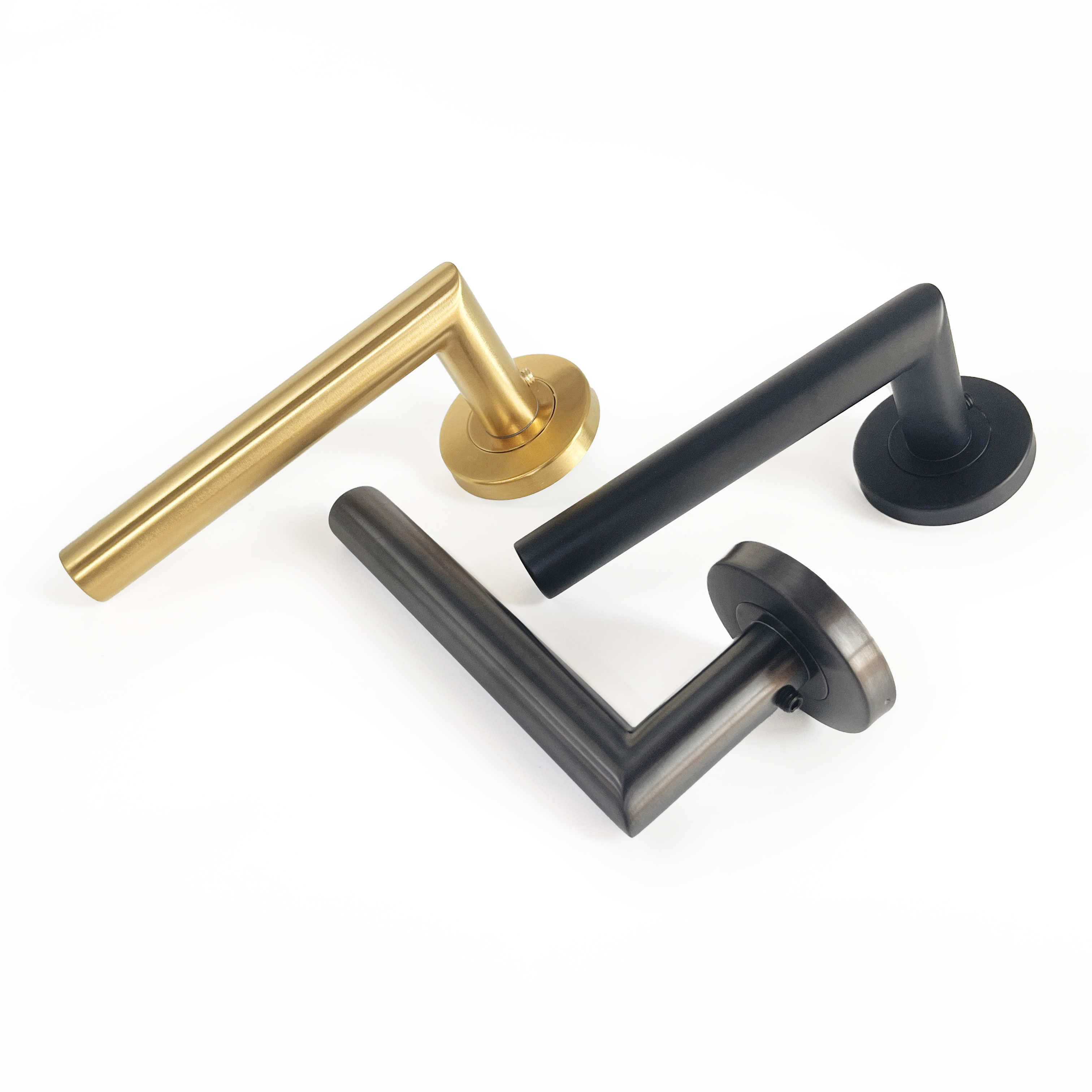 China Manufacturing Stainless Steel Door Handle Foor Wooden Door