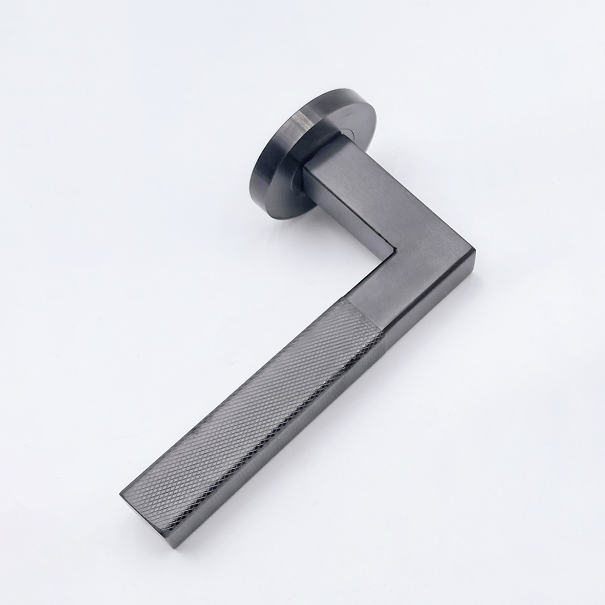 Modern Minimalist Anti-Slip & Fingerprint-Free Square Knurled handle 