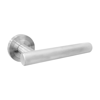 Business Premises 304 Stainless Steel Rust Full-Straight-Textured Door Handle