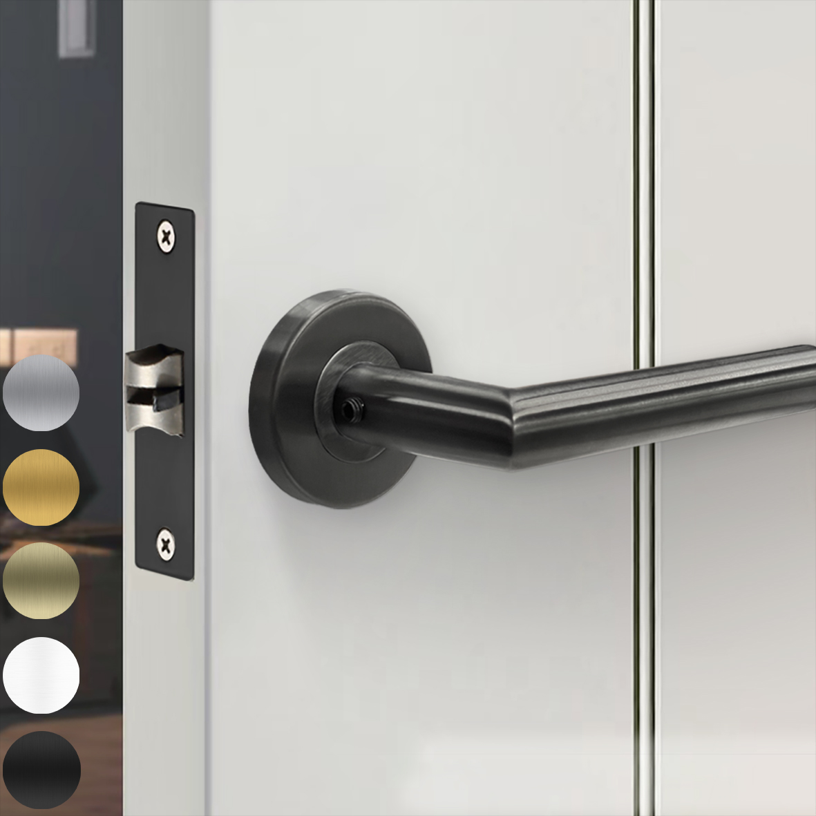 China Manufacturing Stainless Steel Door Handle Foor Wooden Door