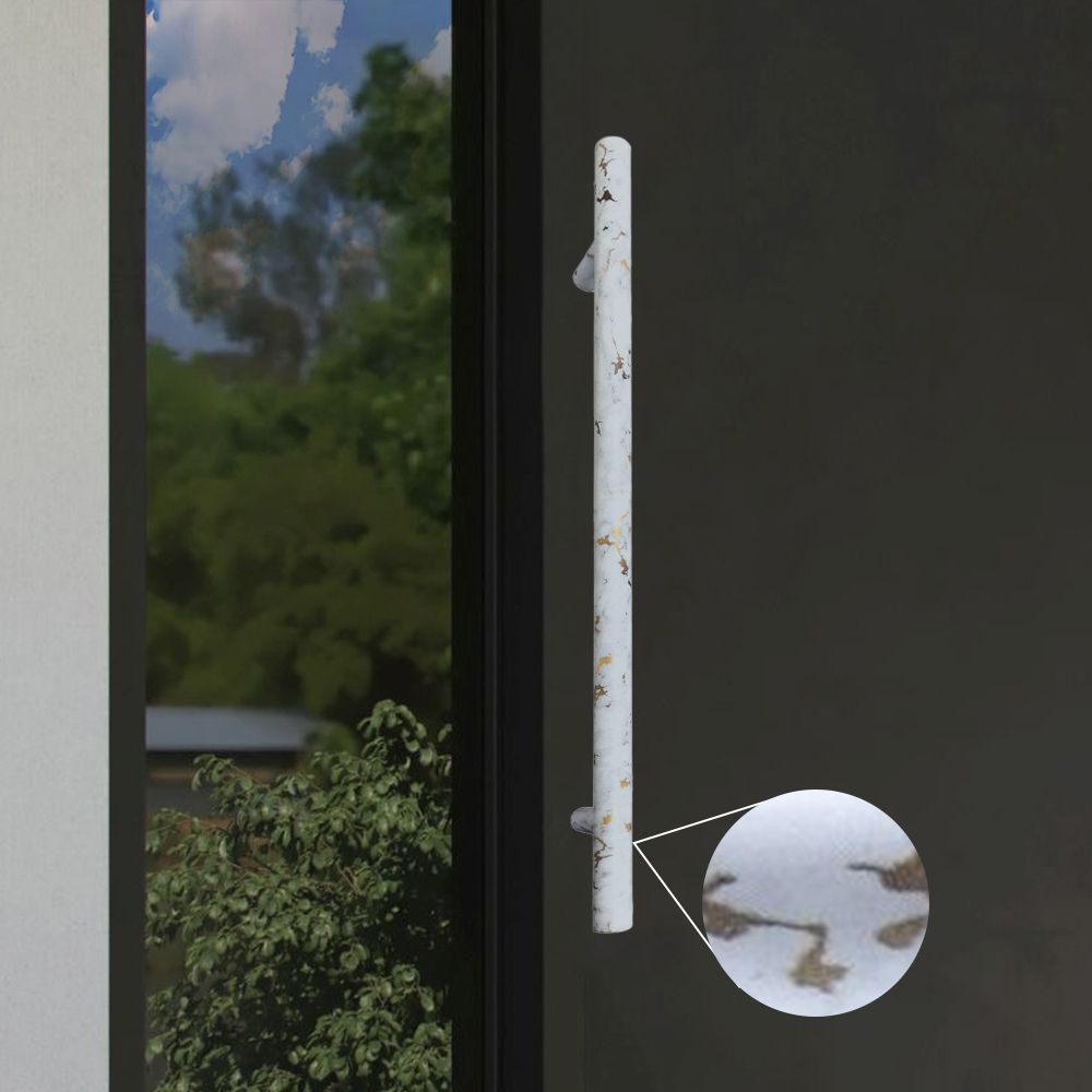 China Supplier Commercial H Type Stainless Steel Glass Door Pull Handle