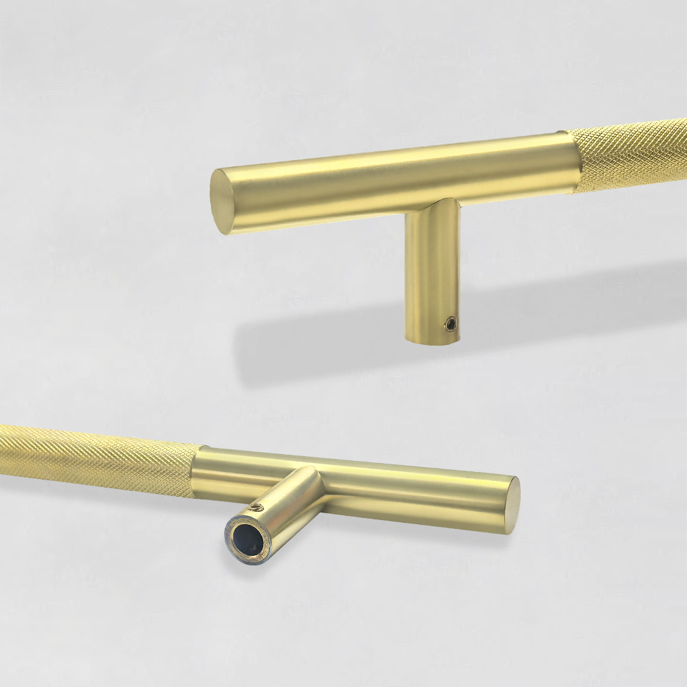 Stainless Steel Square Shape Double Side Glass Pull Handle for Commercial Door