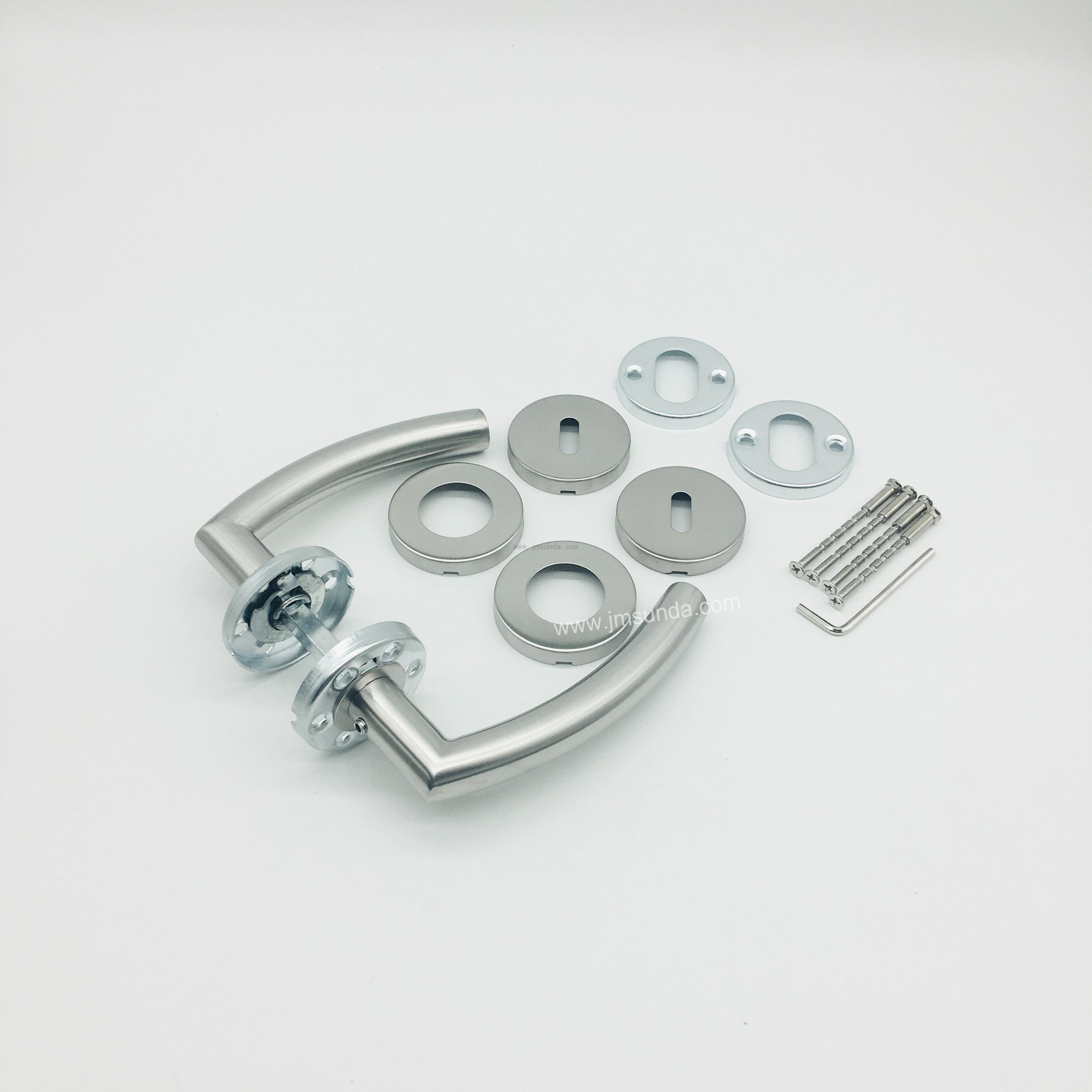Factory Price Stainless Steel Plastic Base Door Handle for Aluminum Door