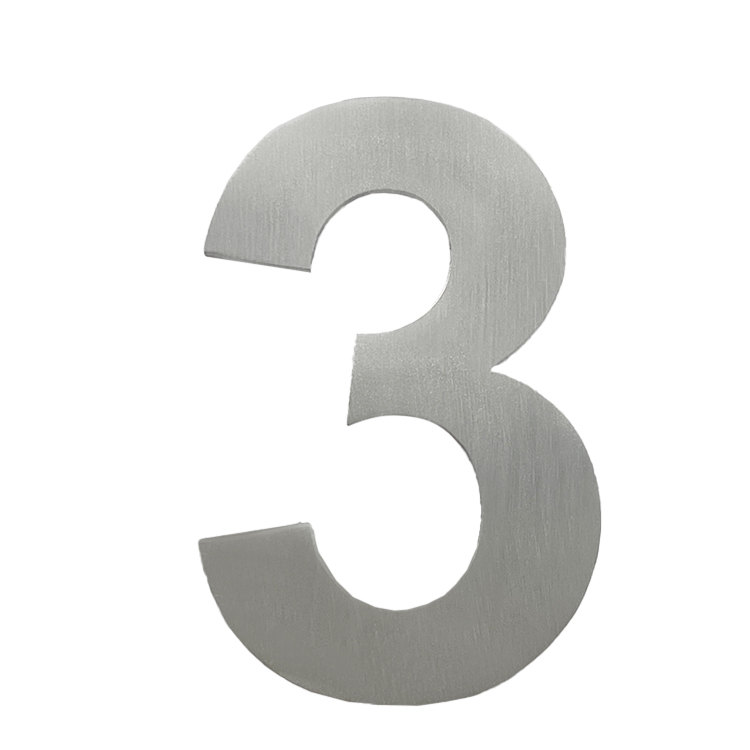 China Hot Sale Product Stainless Steel Number Plates