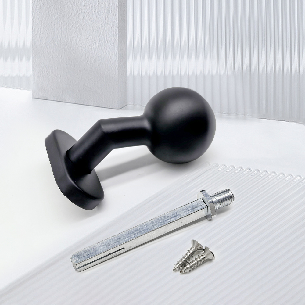 China Stainless Steel Round Ball Knob on Oval Rose