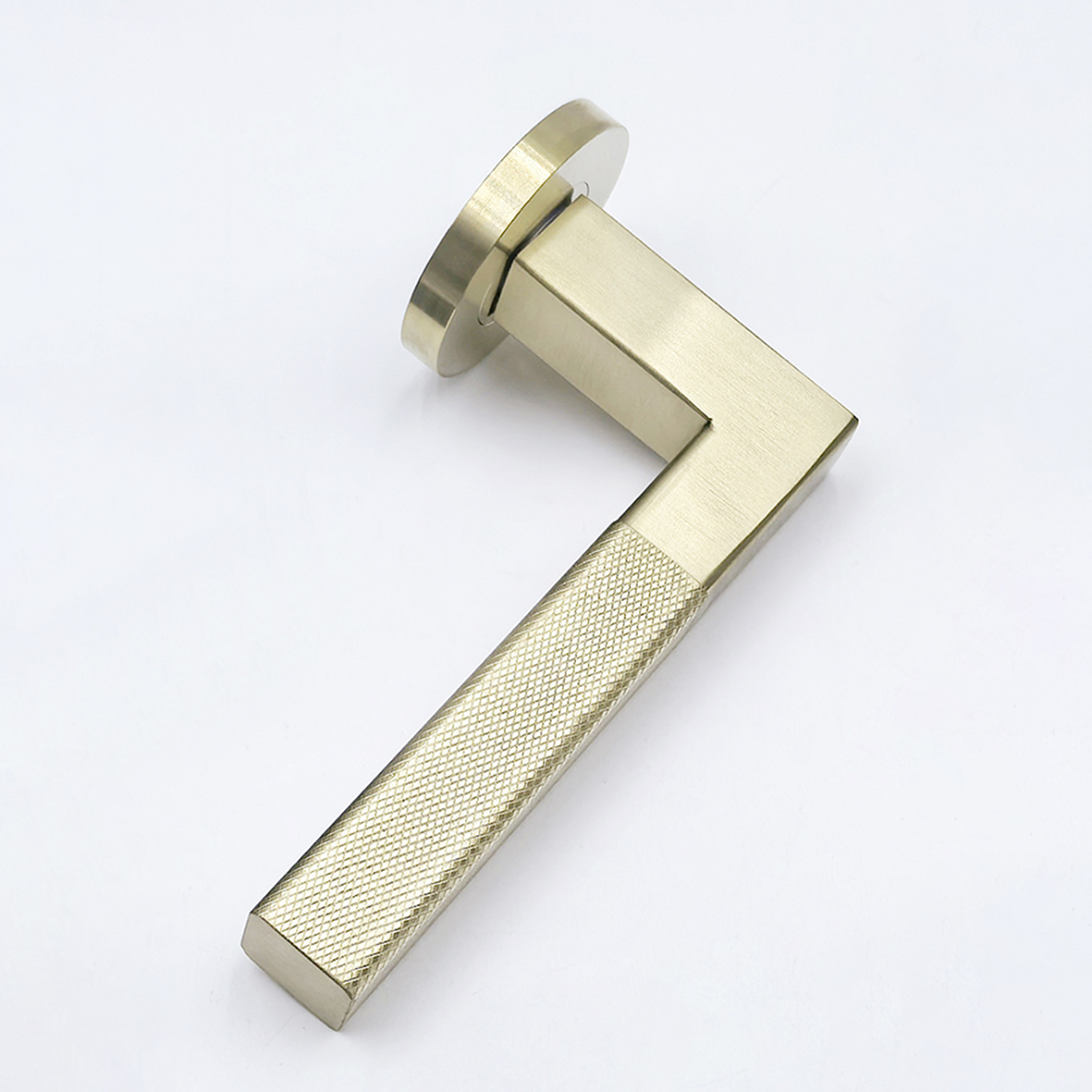 Modern Minimalist Anti-Slip & Fingerprint-Free Square Knurled handle 