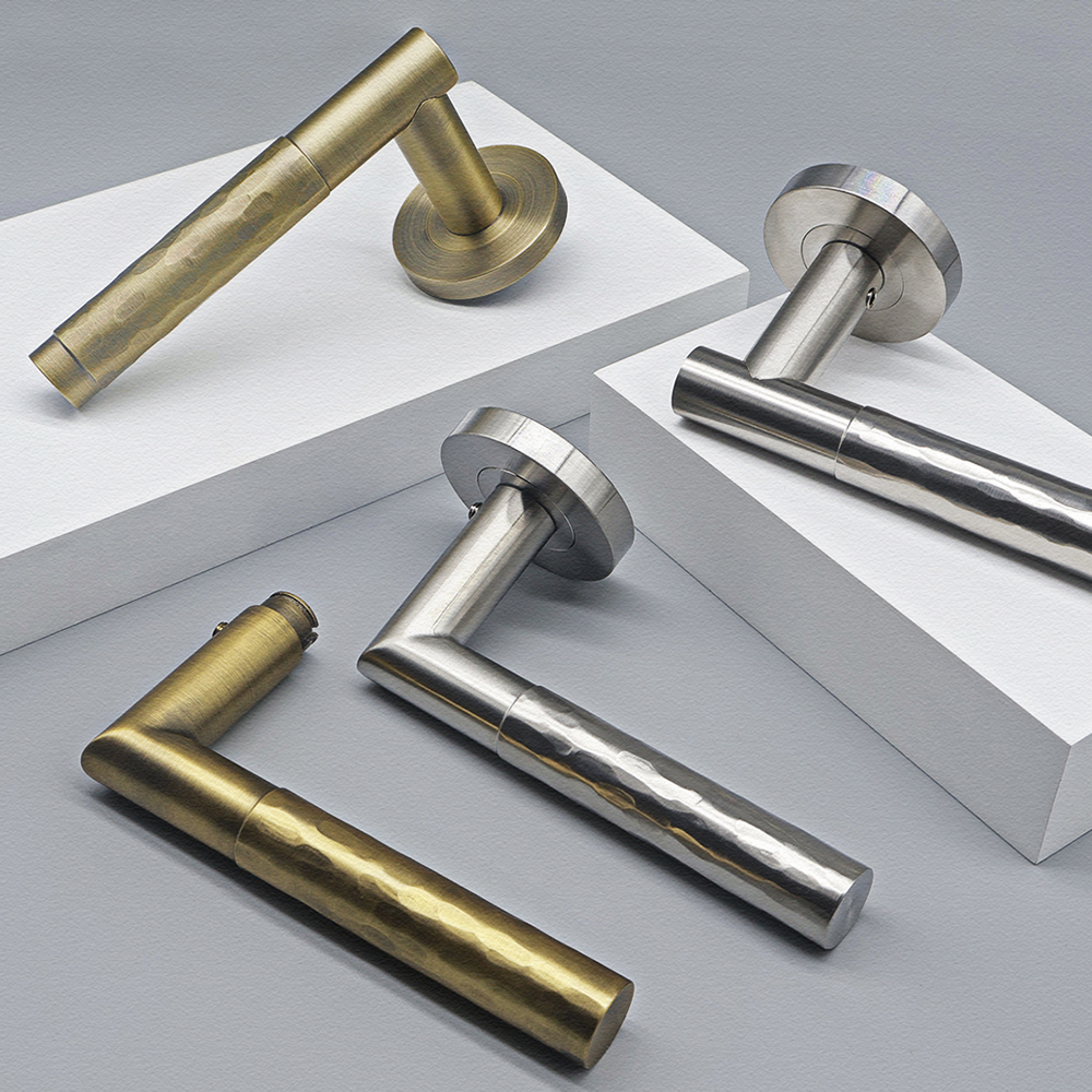 Guangdong Direct Factory Stainless Steel Hammer-Made Door Handle for Bedroom