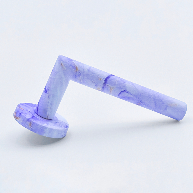 New Luxury Bedroom Hotel Water Printed Industrial Stainless Steel Door Handle