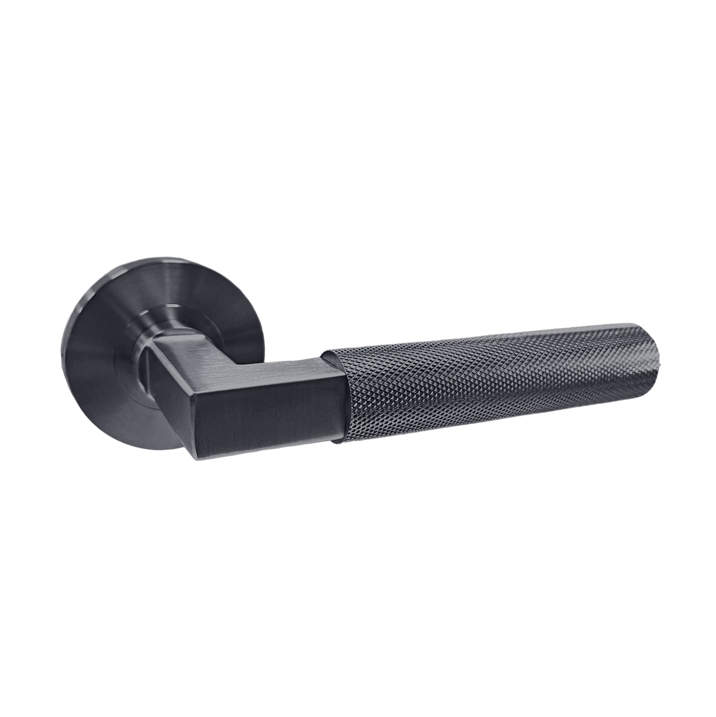 Modern Minimalist Stainless Steel Indoor Square Knurled Pull Handle