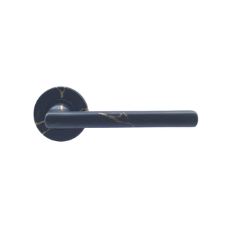  Matte Electroplated marble vein Water Painting Door Handle