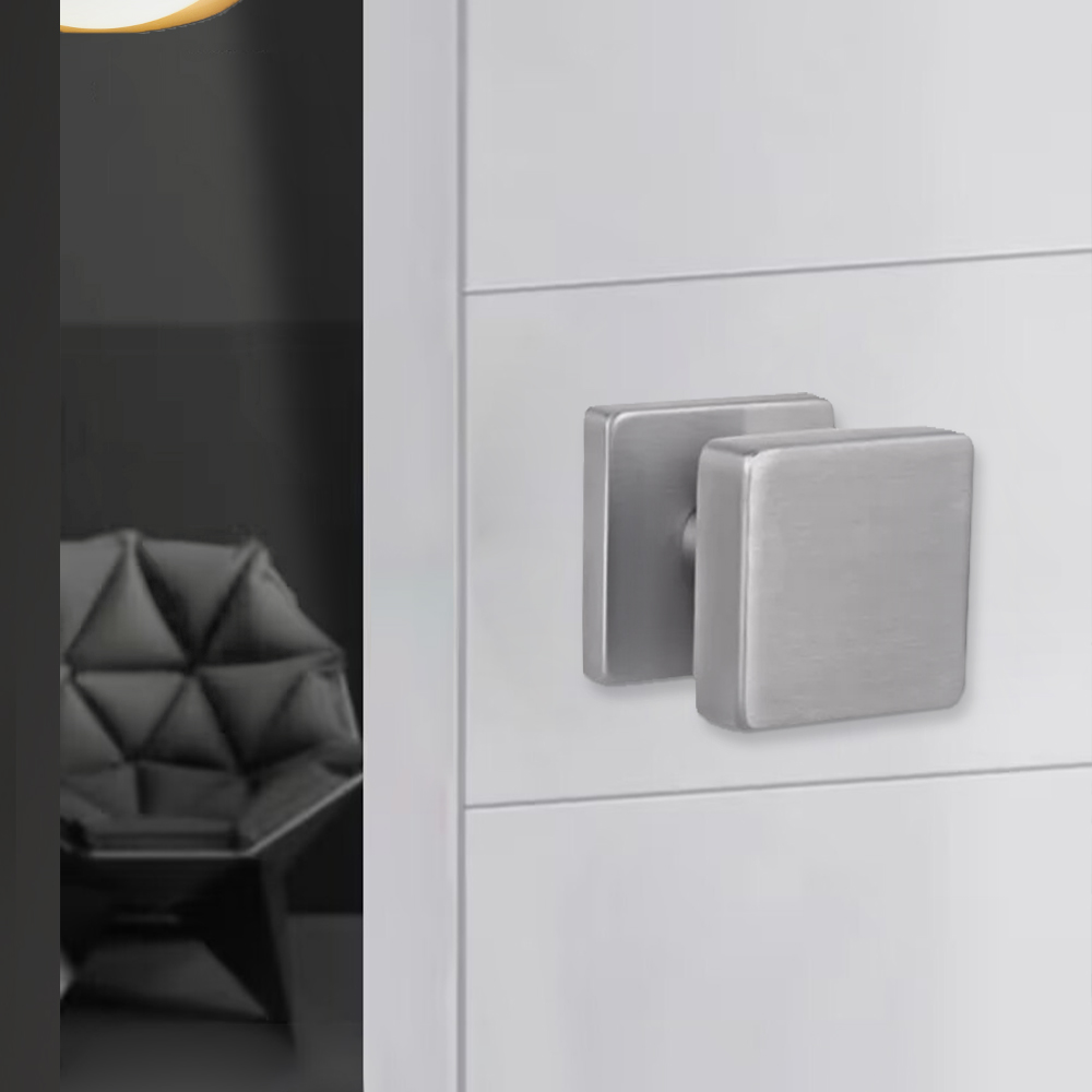 China Factory stainless steel Square Door Knob