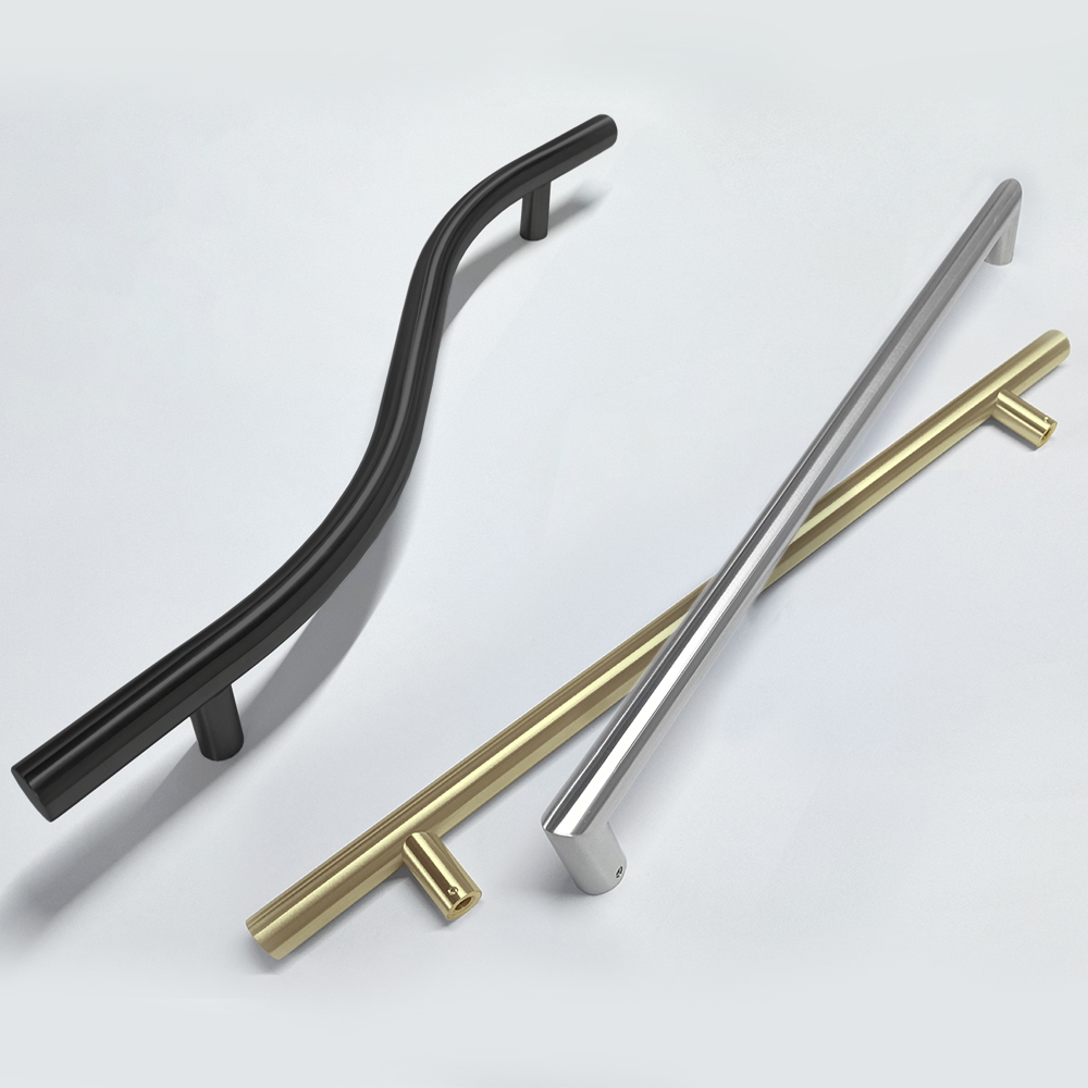 China Supplier Commercial H Type Stainless Steel Glass Door Pull Handle